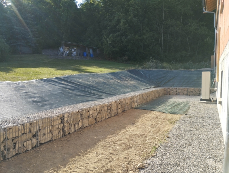 Gabion métallique, Embrun, Pierre Bois & Jardins